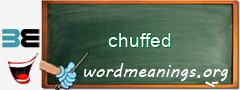 WordMeaning blackboard for chuffed